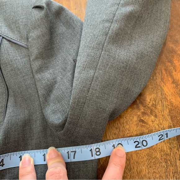 White House Black Market Gray Wool Blend Blazer 6 - Picture 8 of 8